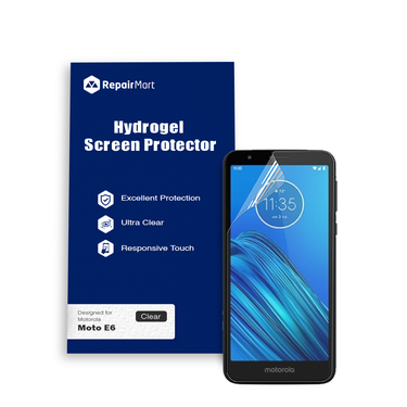 Motorola Moto E6 Compatible Premium Hydrogel Screen Protector With Full Coverage Ultra HD